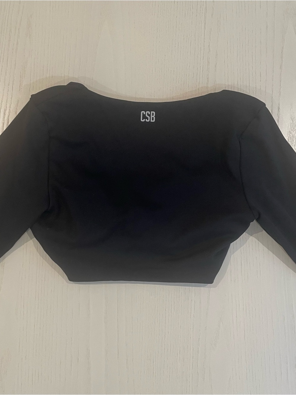 CSB Crop Shop Boutique Fade Sierra Long Sleeve Crop (Black) - XS - Picture 8 of 8